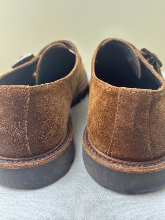 To Boot New York - Adam Derrick - Brown Suede Monk Strap Shoes Mens Size 8. main image 11
